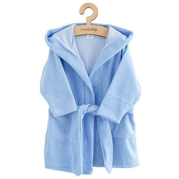 Baby terry bathrobe New Baby blue, 104/110 3