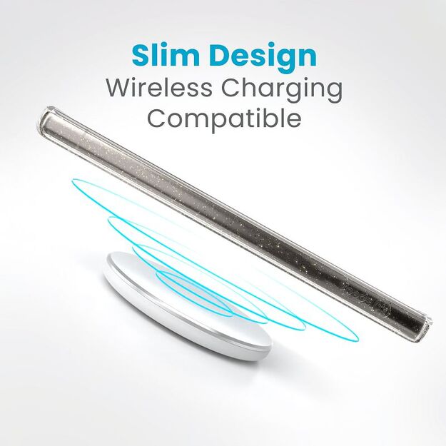 Speck Presidio Lux Glitter – dėklas, skirtas Samsung Galaxy S24 Ultra (Clear / Gold Glitter) 30