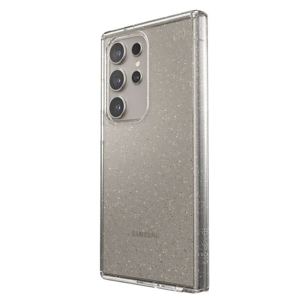 Speck Presidio Lux Glitter – dėklas, skirtas Samsung Galaxy S24 Ultra (Clear / Gold Glitter) 39