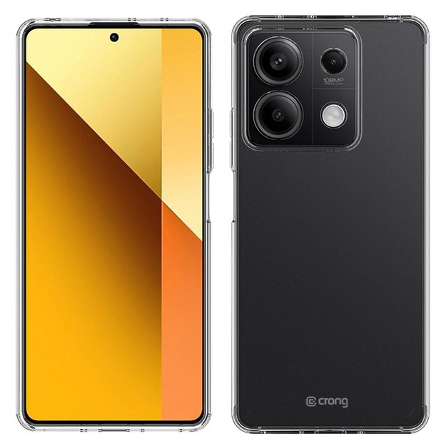 Crong Crystal Shield Cover – dėklas, skirtas Xiaomi Redmi Note 13 Pro 4G (skaidrus)