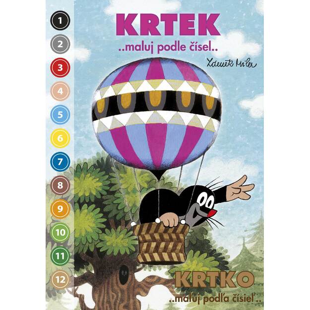 the A5 coloring book The Mole 2