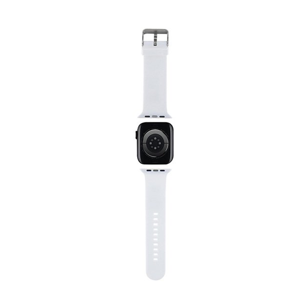 „Karl Lagerfeld“ 3D guminis „Choupette Head“ NFT dirželis „Apple Watch“ 42/44/45/49 mm (baltas) 2