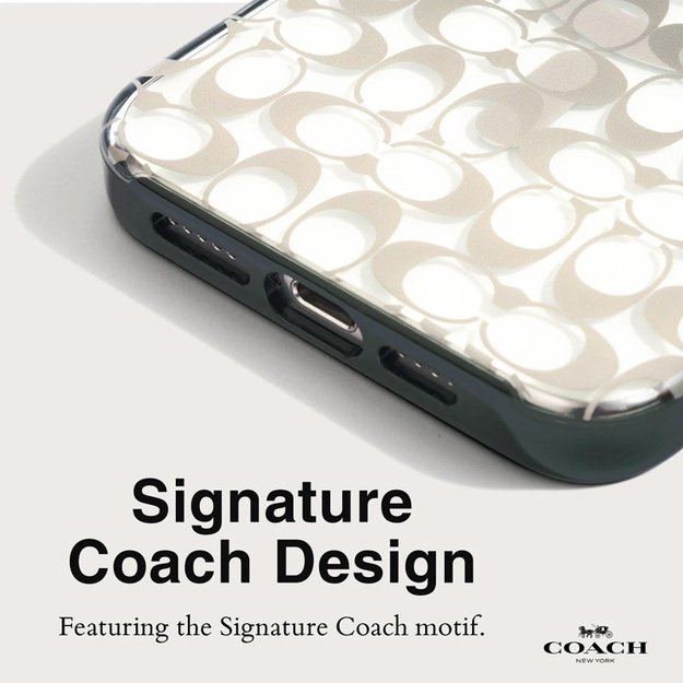 Coach Signature C Ombre MagSafe – dėklas, skirtas iPhone 15 Pro Max (Deep Forest) 5