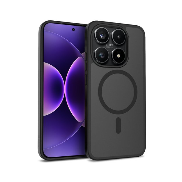 Crong Hybrid Matte Magnetic - Xiaomi 17 MagSafe Case (black)