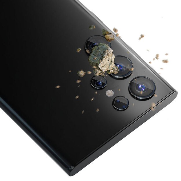 3mk Lens Protection Pro – fotoaparato objektyvo stiklas, skirtas Samsung Galaxy S24 Ultra (juodas) 3