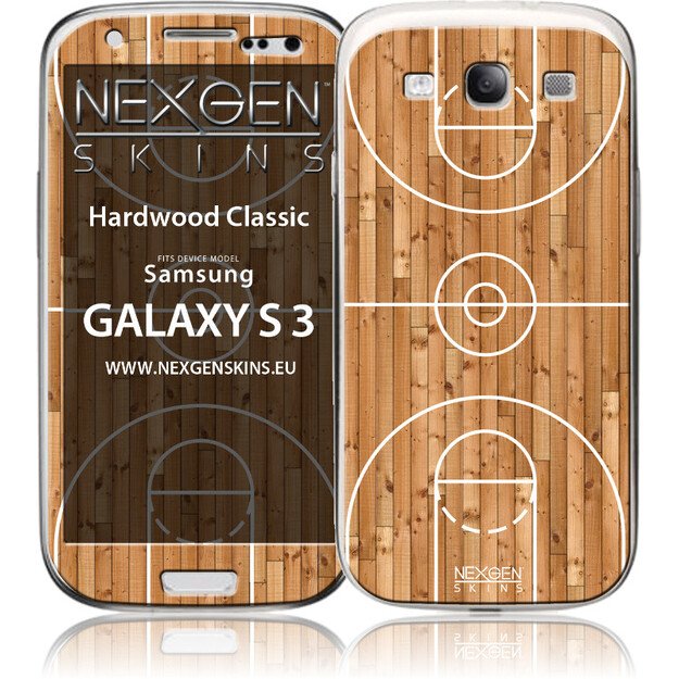 Nexgen Skins su 3D efektu, skirta Samsung Galaxy S3 (Hardwood Classic 3D)