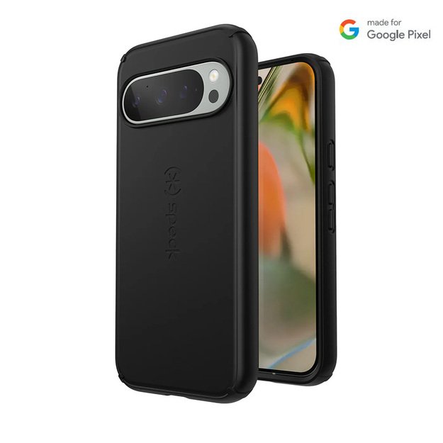 Speck ImpactHero Slim – dėklas, skirtas „Google Pixel 9“ / „Google Pixel 9 Pro“ (juodas)