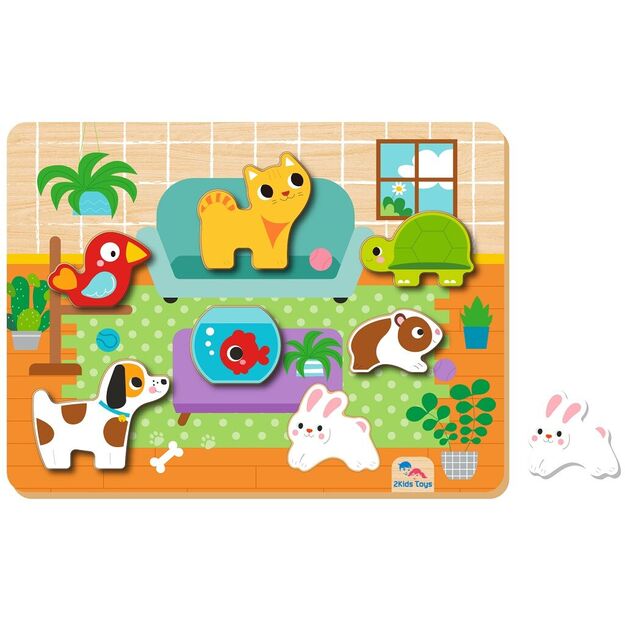 2Kids Toys Insertion Puzzle Pets