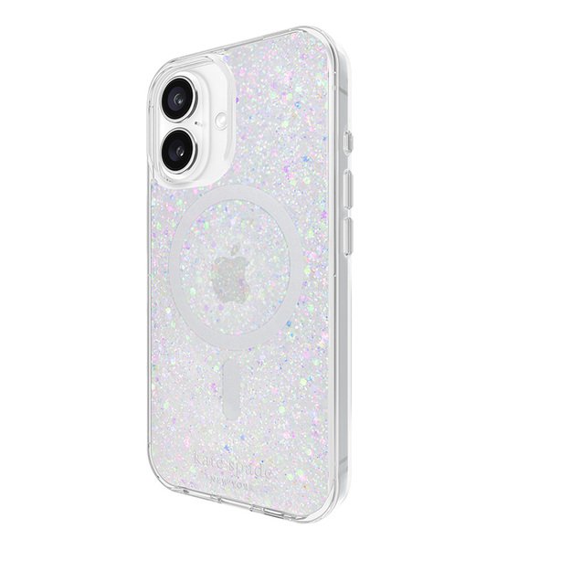 Kate Spade New York Protective MagSafe – dėklas, skirtas iPhone 16 (Chunky Glitter) 13