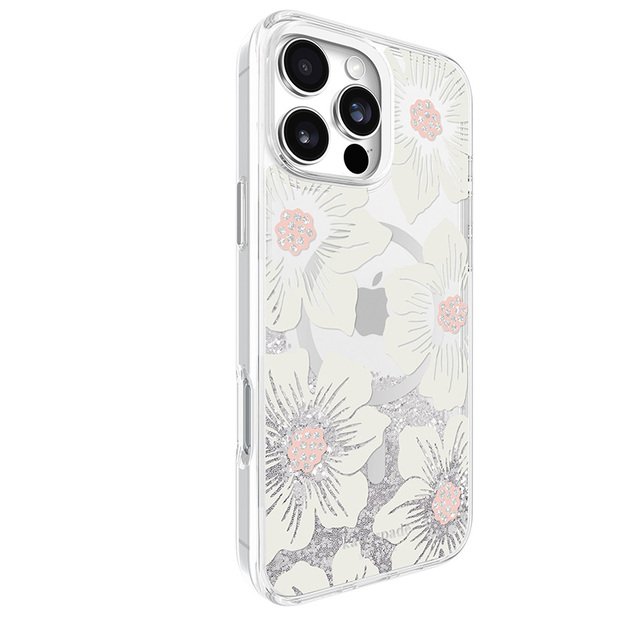 Kate Spade New York Liquid Glitter MagSafe – dėklas, skirtas iPhone 16 Pro Max (Hollyhock) 3