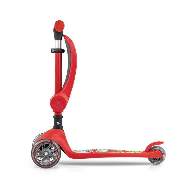 FUZZY 3-Wheel Balance Scooter with Seat for Kids red