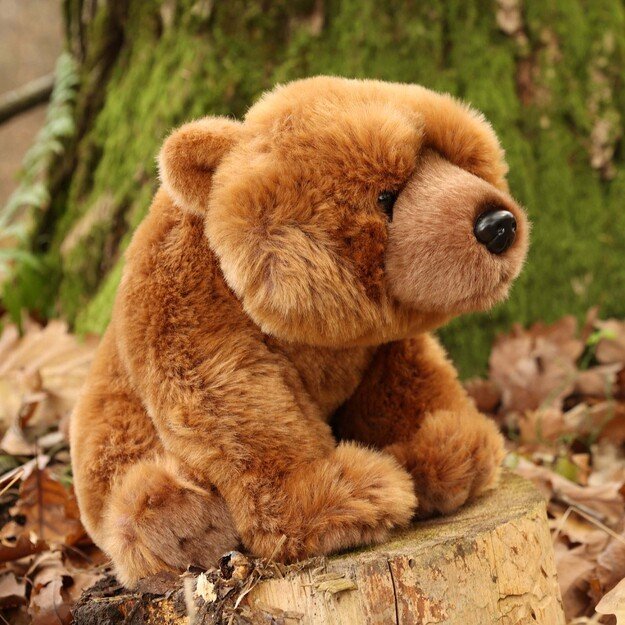 Plush Grizzly bear 30 cm ECO-FRIENDLY