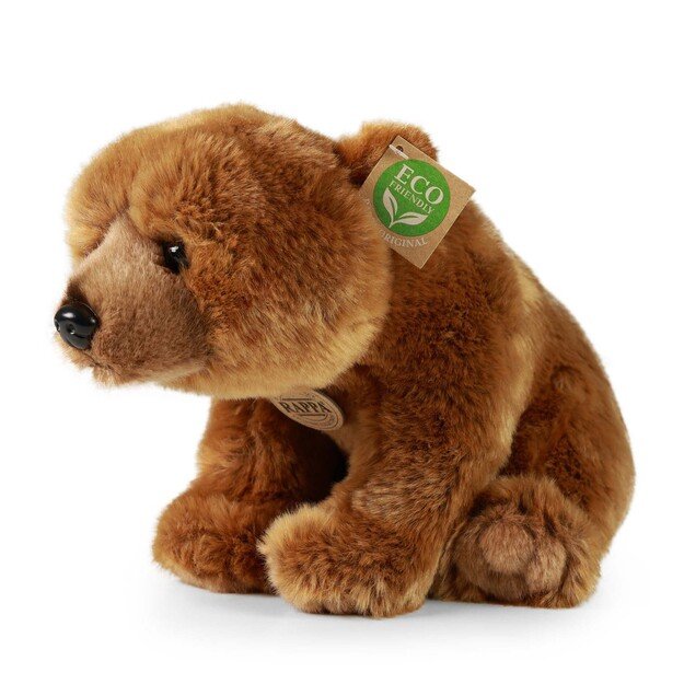Plush Grizzly bear 30 cm ECO-FRIENDLY