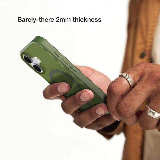 Incase Slim Case MagSafe – dėklas iPhone 16 (Highland Green) 13
