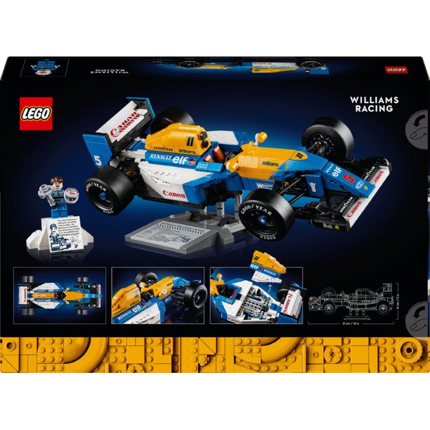LEGO Icons Williams Racing FW14B & Nigel Mansell