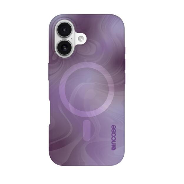 Incase Halo Case MagSafe – dėklas iPhone 16 (Oil Slick Lilac)