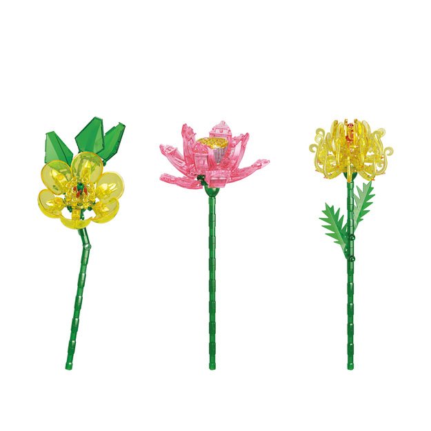 Building set flower