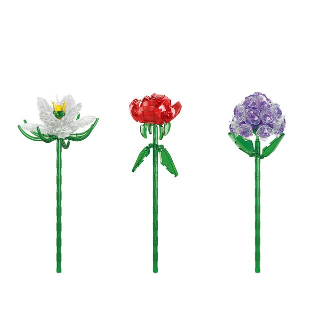 Building set flower