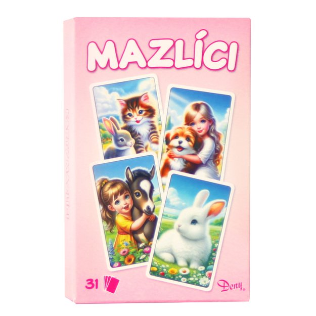 Cards Black Peter pets pink + 2 card games