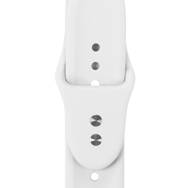 „Crong Liquid“ – „Apple Watch“ dirželis 44/45/46/49 mm (baltas) 5