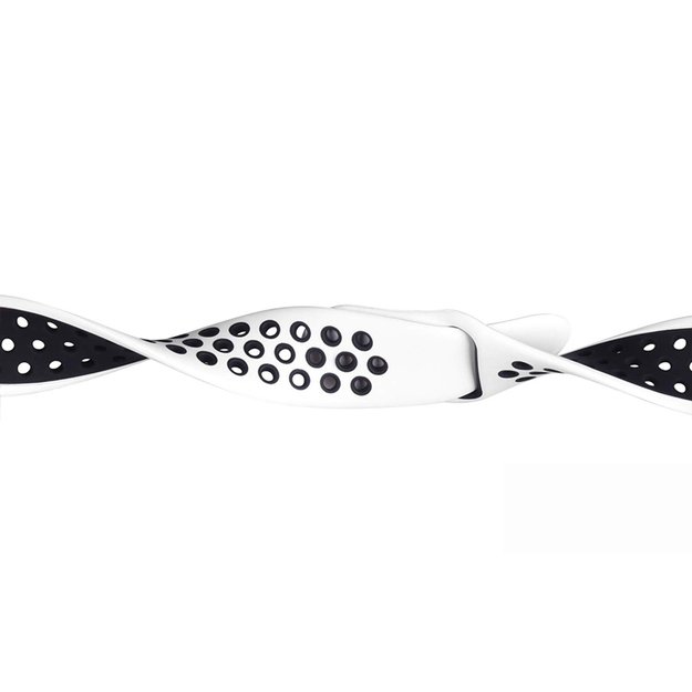 „Crong Duo Sport“ – dirželis, skirtas Apple Watch 38/40/41/42 mm (baltas/juodas)