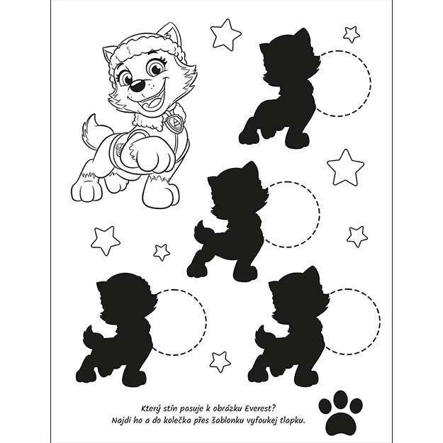 Coloring book with blowing markers Paw Patrol