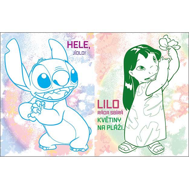 Coloring book and 100 Lilo & Stitch tattoos