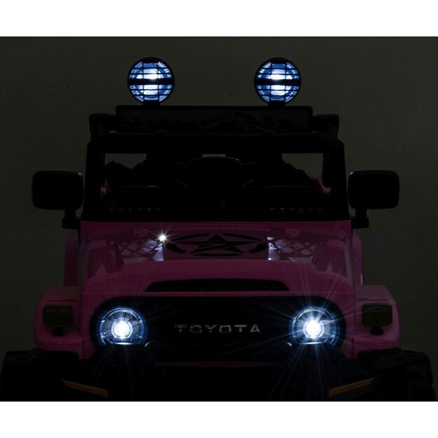 Electric baby car Milly Mally Toyota FJ Cruiser Pink