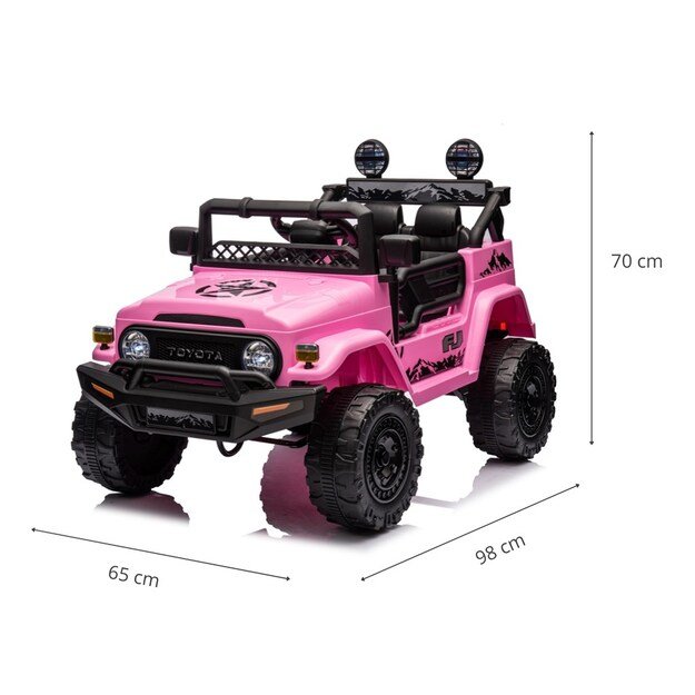 Electric baby car Milly Mally Toyota FJ Cruiser Pink