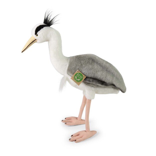 Plush heron 35 cm ECO-FRIENDLY