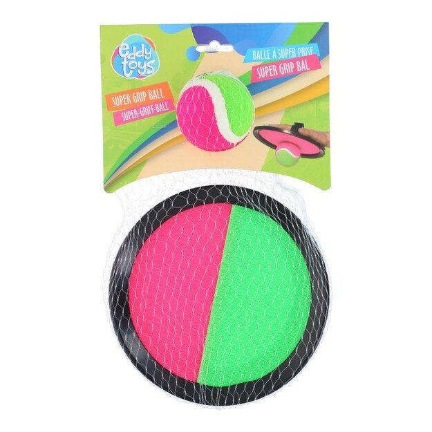 Eddy Toys - Super Grip Catch Ball with Velcro Catch Disc