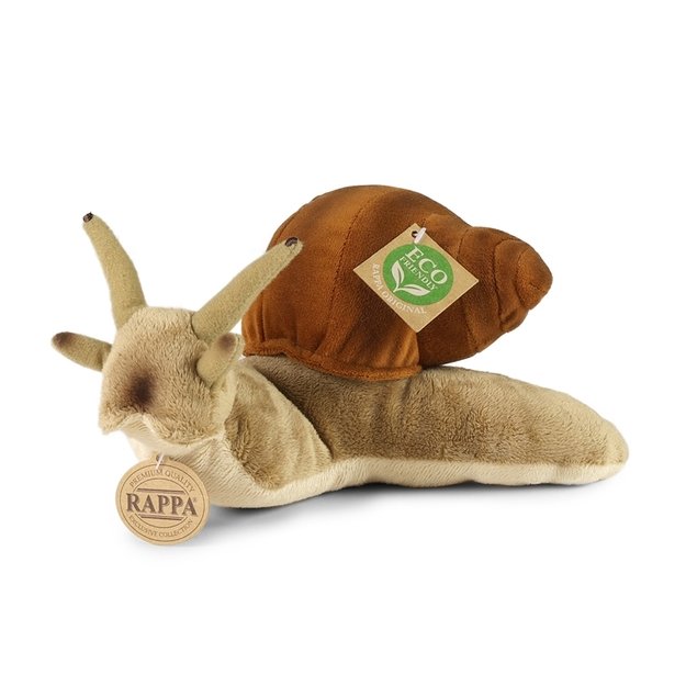 Rappa - Plush realistic stuffed toy Snail 24 cm Eco-Friendly