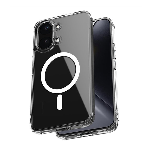 Crong Hybrid Clear Magnetic - MagSafe Case Xiaomi POCO X8 Pro Max 5G (Transparent)