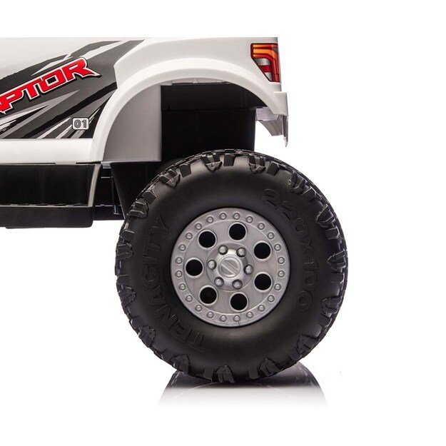 Ford F-150 Raptor Milly Mally Electric Ride-On Car white