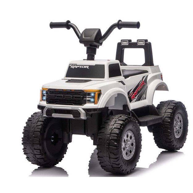 Ford F-150 Raptor Milly Mally Electric Ride-On Car white