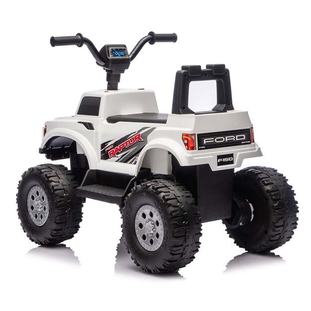 Ford F-150 Raptor Milly Mally Electric Ride-On Car white