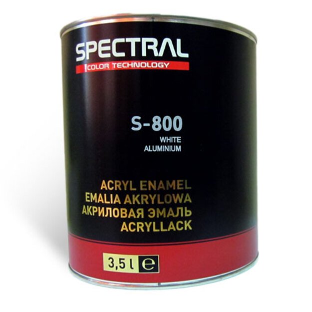Dažai S-800 White Alium. 3.5 l RAL9006  