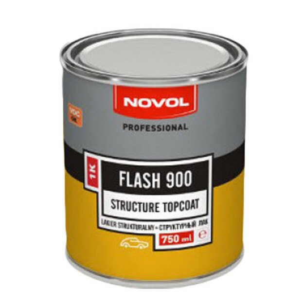 Struktūriniai 1K dažai FLASH900 juodi  0.75 l  