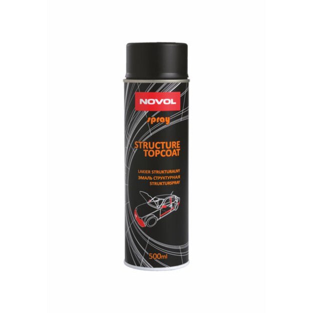 Struktūriniai dažai juodi STRUCTURE TOPCOAT aerozoliniai 500ml  