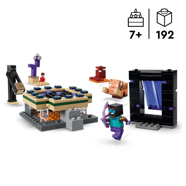 LEGO Minecraft Nether & End Portal Journey