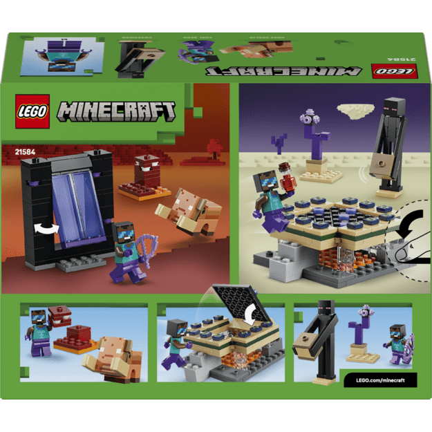 LEGO Minecraft Nether & End Portal Journey