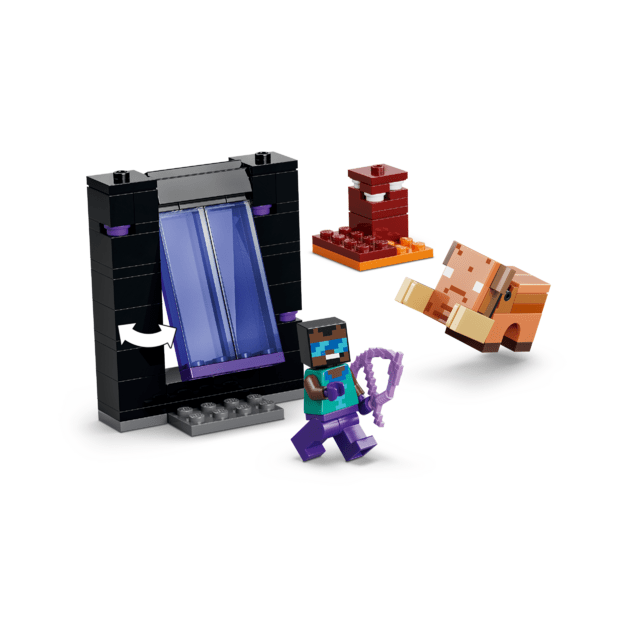 LEGO Minecraft Nether & End Portal Journey