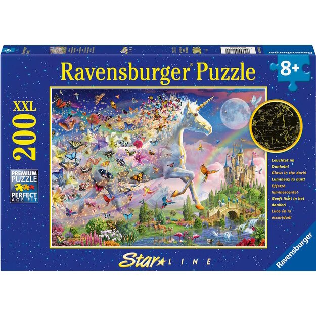 Ravensburger Glow In The Dark Puzzle 200 Pieces:  Fairyland