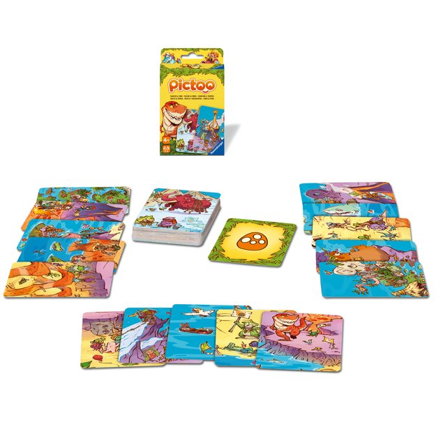 Ravensburger Pictoo Card Game: Dino
