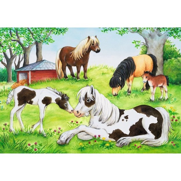 Ravensburger Puzzle 2x24 pc World of Horses 