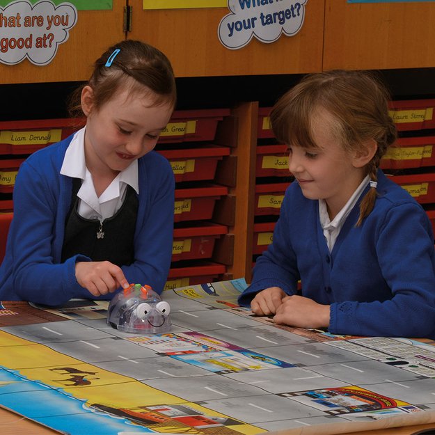 TTS Bee-Bot and Blue-Bot Programmable Robot Classroom Pack