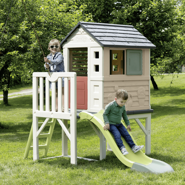 Smoby Playhouse On Stilts + Slide