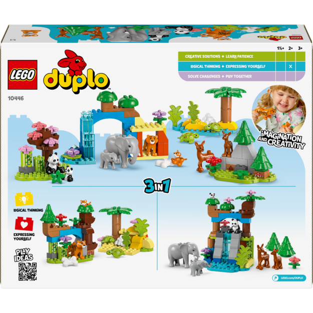 LEGO DUPLO 3in1 Wild Animal Families