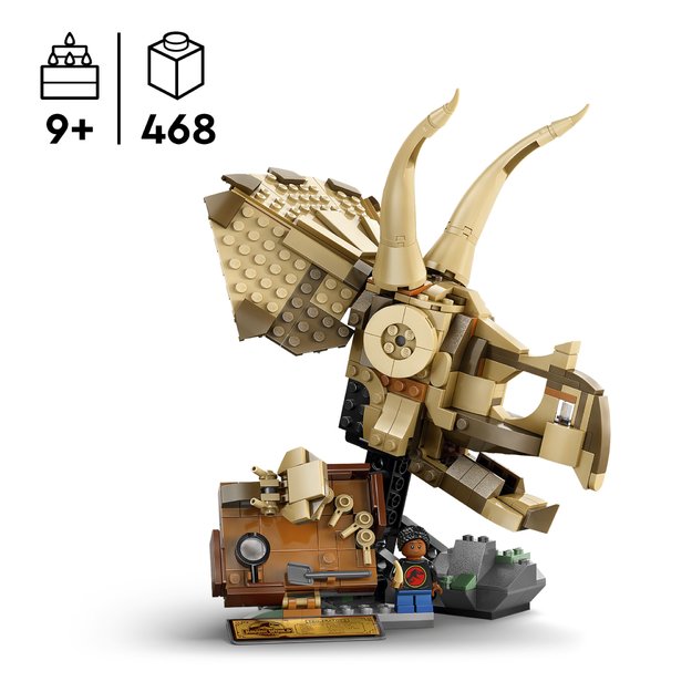 LEGO Jurassic World Dinosaur Fossils: Triceratops Skull