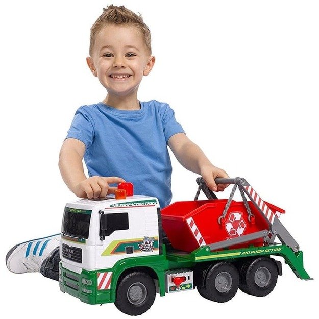 Dickie Toys Container Truck with Air Pump